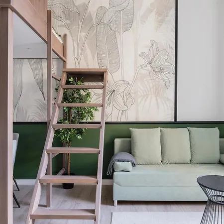 Cozy Pastel & Botanical Mezzanine Διαμέρισμα *